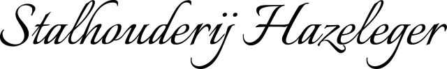 Logo Stalhouderij Hazeleger